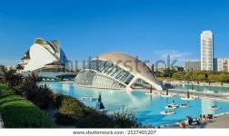 발렌시아 예술과 과학의 도시, 상징적인 문화 스톡 사진 2527401207 | Shutterstock