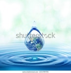 맑은 물이 흐르는 세계의 물의 날 스톡 사진 2211984785 | Shutterstock