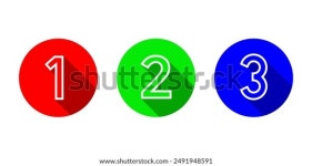 긴 그림자가 있는 123 숫자 라인 스톡 벡터(로열티 프리) 2491948591 | Shutterstock