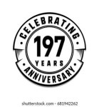 168 Years Anniversary Logo Template Vector 스톡 벡터(로열티 프리) 679126732 | Shutterstock
