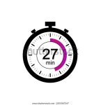 27시간 타이머 분 기호, 27분 타이머 스톡 벡터(로열티 프리) 2355587247 | Shutterstock