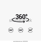 360 벡터 아이콘 집합 스톡 벡터(로열티 프리) 683505505 | Shutterstock