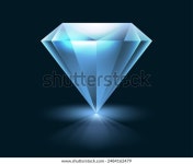 3D 블루 다이아몬드 크리스탈. 다이아몬드 보석 스톡 벡터(로열티 프리) 2484162479 | Shutterstock