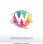 Abstract W 초기 로고 디자인 개념 스톡 벡터(로열티 프리) 1260662485 | Shutterstock