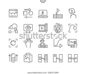 애니메이션 동작 디자인 새 페이지 배율, 스톡 벡터(로열티 프리) 2329173349 | Shutterstock