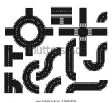 도시 지도를 위한 아스팔트 도로 스톡 벡터(로열티 프리) 1396186286 | Shutterstock