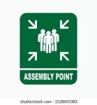 비상 조립 지점 표지판입니다. 편집 가능한 스톡 벡터(로열티 프리) 2487208411 | Shutterstock