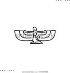 아세트(Auset)나 이시스 고대 이집트의 여신(Isis Ancient 스톡 벡터(로열티 프리) 1910134312 | Shutterstock