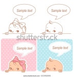 베이비 샤워 세트멍한 글씨체를 가진 아기안녕 스톡 벡터(로열티 프리) 1115923592 | Shutterstock