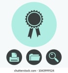 Badge Vector Icon 스톡 벡터(로열티 프리) 524960302 | Shutterstock