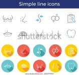Beauty Simple Line Icon Set Vector 스톡 벡터(로열티 프리) 2593974967 | Shutterstock