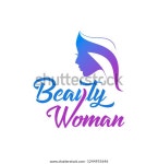 Beauty Woman Face Emblem Beauty Shop 스톡 벡터(로열티 프리) 1244955646 | Shutterstock