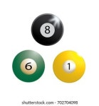 Billiard Balls 스톡 벡터(로열티 프리) 59842999 | Shutterstock