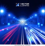 빛나는 조명, 보케와 속력 스톡 벡터(로열티 프리) 206464846 | Shutterstock