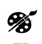 브러쉬 그리기 벡터 아이콘아트 로고 템플릿 스톡 벡터(로열티 프리) 1038627325 | Shutterstock