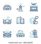 문서 아이콘 설정 Loan house, Buildings, 스톡 벡터(로열티 프리) 1851943015 | Shutterstock