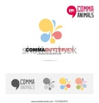 콤마 기호를 기반으로 하는 Butterfly animal 스톡 벡터(로열티 프리) 1124660591 | Shutterstock