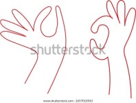 만화 손 표현 아이콘, 손으로 그린 스톡 벡터(로열티 프리) 2657010543 | Shutterstock