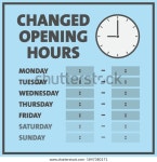 변경된 시작 시간 또는 새로운 업무 스톡 벡터(로열티 프리) 1847380171 | Shutterstock