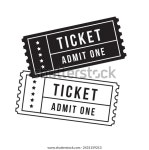 영화 티켓 흑백 디자인 벡터 일러스트 스톡 벡터(로열티 프리) 2431159213 | Shutterstock