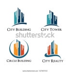 시티 하이 빌딩 타워 부동산 로고 스톡 벡터(로열티 프리) 527607313 | Shutterstock