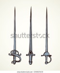 Classic Steel Hilt Handle Aged Long 스톡 벡터(로열티 프리) 1350025610 | Shutterstock