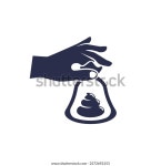다 치워 손에 든 남자가 똥 스톡 벡터(로열티 프리) 2272692153 | Shutterstock