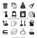 클리닝 아이콘 집합 스톡 벡터(로열티 프리) 313953146 | Shutterstock