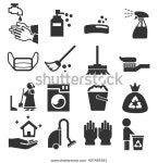 클리닝 아이콘 세트 스톡 벡터(로열티 프리) 407489281 | Shutterstock