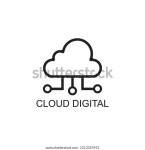 클라우드 디지털 아이콘, 클라우드 컴퓨팅 아이콘 스톡 벡터(로열티 프리) 2213325953 | Shutterstock