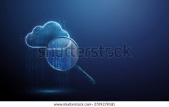 블루 도트의 스트림, 돋보기 정보 스캐닝, 스톡 벡터(로열티 프리) 2709279181 | Shutterstock