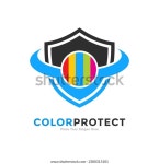 방패 로고 벡터 디자인으로 색상 보호 스톡 벡터(로열티 프리) 2300313101 | Shutterstock