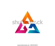 컬러풀한 상징적 트리플 A 삼각형 로고 스톡 벡터(로열티 프리) 2063522012 | Shutterstock