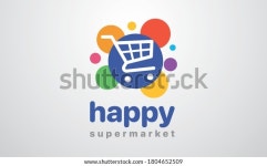 온라인 수퍼마켓 로고 스톡 벡터(로열티 프리) 1804652509 | Shutterstock