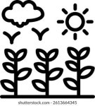 아이들은 웃는 태양, 구름, 간단한 꽃과 스톡 벡터(로열티 프리) 2669245025 | Shutterstock