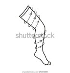 압축 스타킹, 원형 화살표, 선 아이콘과 스톡 벡터(로열티 프리) 2703141305 | Shutterstock