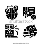 흰색 공백에 설정된 검정색 상형 문자 스톡 벡터(로열티 프리) 2117462939 | Shutterstock