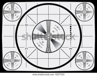 멋진 리트로 TV 테스트 패턴 스톡 벡터(로열티 프리) 8207326 | Shutterstock