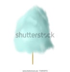 Cotton Candy Mint Sugar Clouds Realistic 스톡 벡터(로열티 프리) 716056972 | Shutterstock