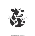 카우 로고. 젖소 농장 제품 로고 스톡 벡터(로열티 프리) 2550427467 | Shutterstock