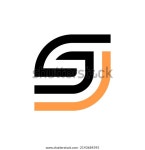창의적인 문자 SJ 로고 디자인 스톡 벡터(로열티 프리) 2143684395 | Shutterstock