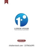 Creative One Blue Circle Logo Vector 스톡 벡터(로열티 프리) 1570616395 | Shutterstock