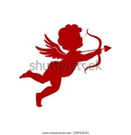 큐피드 실루엣 벡터 그림 스톡 벡터(로열티 프리) 248418016 | Shutterstock