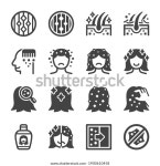 비듬 아이콘 세트, 벡터 및 그림 스톡 벡터(로열티 프리) 1900610458 | Shutterstock
