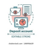 Savings Concept Icon Fixed Deposit Idea 스톡 벡터(로열티 프리) 1501731035 | Shutterstock
