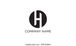 Company Logo Vector Letter H Black 스톡 벡터(로열티 프리) 680975302 | Shutterstock