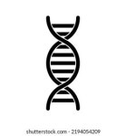 DNA 단순 벡터 아이콘 그림 스톡 벡터(로열티 프리) 2292034227 | Shutterstock