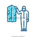 드라이 클리너 세탁 세탁 두들 아이콘 스톡 벡터(로열티 프리) 2620915715 | Shutterstock