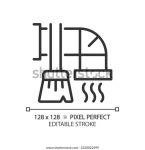 덕트 클리닝 선형 아이콘 대기질 개선. 스톡 벡터(로열티 프리) 2320022499 | Shutterstock