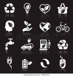 Ecology Icons Set1 Vector Illustration More 스톡 벡터(로열티 프리) 120465361 | Shutterstock
